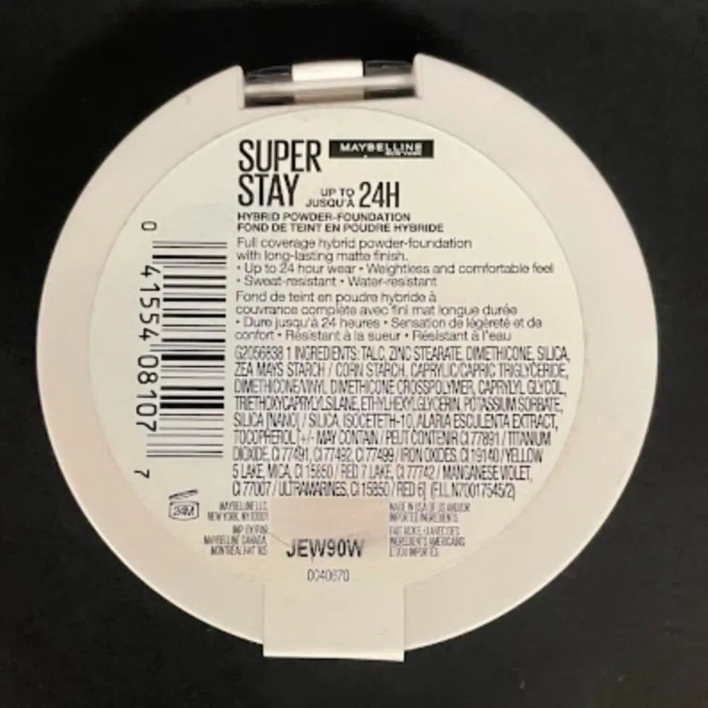 Maybelline Superstay 24hr Hybrid Powder-Foundation Shade 375